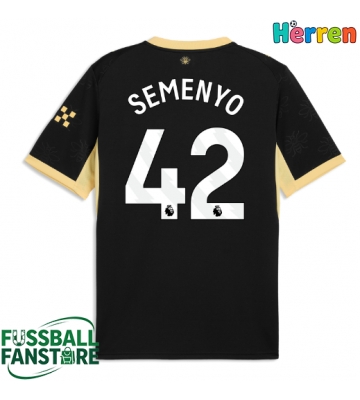Manchester City Antoine Semenyo #42 Replik Auswärtstrikot 2026-27 Kurzarm